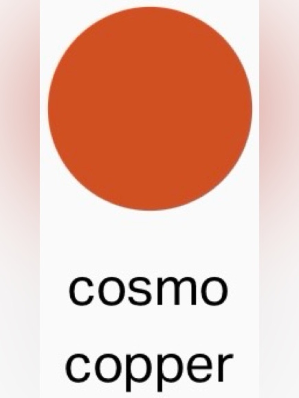 COSMO COPPER LIPSTICK- SHIMMER FROM PROFESSIONAL MAKEUP ARTIST COUNTER!!!!